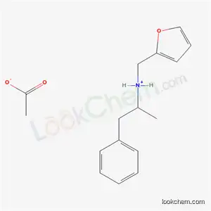 Molecular Structure of 2980-12-3 (N-(furan-2-ylmethyl)-1-phenylpropan-2-aminium acetate)