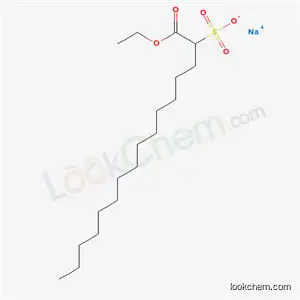 Molecular Structure of 4016-24-4 (sodium 1-methoxy-1-oxohexadecane-2-sulphonate)