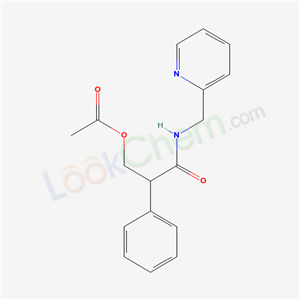 57116-38-8,3-oxo-2-phenyl-3-[(pyridin-2-ylmethyl)amino]propyl acetate,