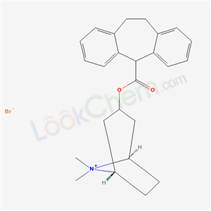 7530-51-0,(1R,5S)-3-[(10,11-dihydro-5H-dibenzo[a,d][7]annulen-5-ylcarbonyl)oxy]-8,8-dimethyl-8-azoniabicyclo[3.2.1]octane bromide,