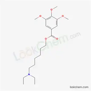 Molecular Structure of 36488-80-9 (3,4,5-Trimethoxybenzoic acid 6-(diethylamino)hexyl ester)