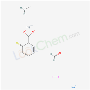 Mercurate(1-), ethyl(2-mercaptobenzoato(2-)-O,S)-, sodium, mixt. with formaldehyde and iodine