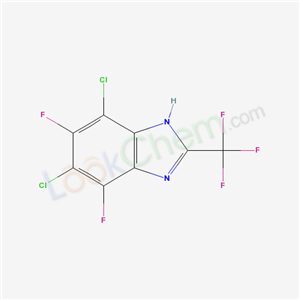 89427-27-0,5,7-dichloro-4,6-difluoro-2-(trifluoromethyl)-1H-benzimidazole,