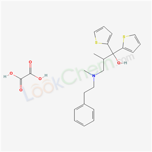 4795-12-4,2-methyl-3-[methyl(2-phenylethyl)amino]-1,1-di(thiophen-2-yl)propan-1-ol ethanedioate (1:1),