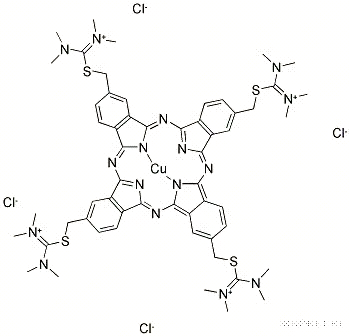 Molecular Structure of 12040-44-7 (ALCIAN BLUE 8GX)