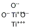 Molecular Structure of 1344-54-3 (Dititanium trioxide)