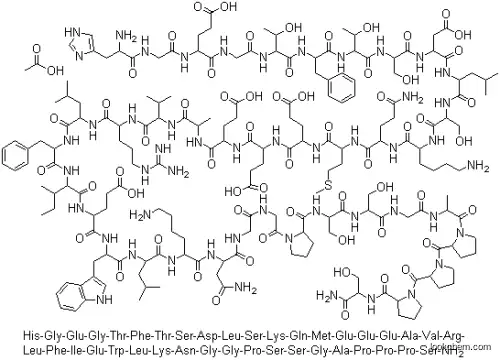 Molecular Structure of 141732-76-5 (Exenatide acetate)