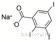 Molecular Structure of 17274-12-3 (2,3,5-TRIIODOBENZOIC ACID SODIUM SALT)