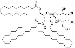 alpha-D-Glucopyranoside, beta-D-fructofuranosyl, trioctadecanoate