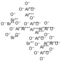 Tetradecaaluminium tetrastrontium pentacosaoxide