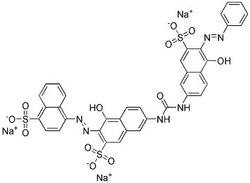 4-((1-Hydroxy-6-((((5-hydroxy-6-(phenylazo)-7-sulpho-2-naphthyl)amino)carbonyl)amino)-3-sulpho-2-naphthyl)azo)naphthalene-1-sulphonic acid, sodium salt