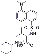 N-((5-(Dimethylamino)-1-naphthyl)sulphonyl)-DL-valine, compound with cyclohexylamine (1:1)