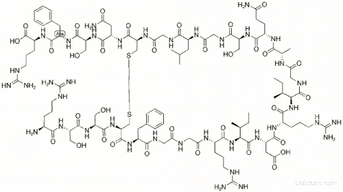 Molecular Structure of 91421-87-3 (ATRIAL NATRIURETIC PEPTIDE (126-149) (RAT))