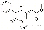 Molecular Structure of 93939-79-8 (sodium (Z)-alpha-[(3-methoxy-1-methyl-3-oxo-1-propenyl)amino]cyclohexa-1,4-diene-1-acetate)