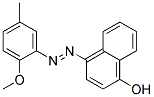 4-((2-Methoxy-5-methylphenyl)azo)naphthol
