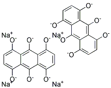 Tetrasodium dihydrogen anthracene-1,4,5,8,9,10-hexolate