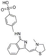 3-((3-Methylthiazolidin-2-ylidene)methyl)-1H-isoindol-1-imine mono(toluene-4-sulphonate)