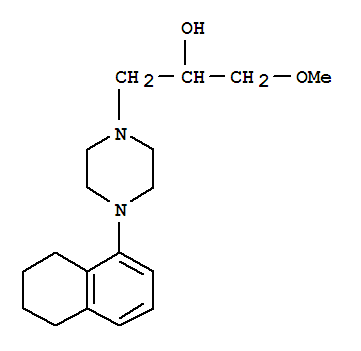 1-Piperazineethanol, a-(methoxymethyl)-4-(5,6,7,8-tetrahydro-1-naphthalenyl)-