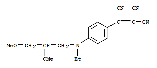 1,1,2-Ethenetricarbonitrile,2-[4-[(2,3-dimethoxypropyl)ethylamino]phenyl]-