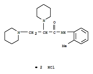 110053-12-8,N-(2-methylphenyl)-2,3-dipiperidin-1-ylpropanamide dihydrochloride,