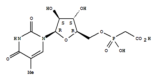 {[5-(6-AMINO-5-METHYL-2-OXO-1,2,3,6-TETRAHYDRO-PYRIDIN-3-YL)-3,4-DIHYDROXY-TETRAHYDRO-FURAN-2-YLMETHOXY]-HYDROXY-PHOSPHORYL}-ACETIC ACID