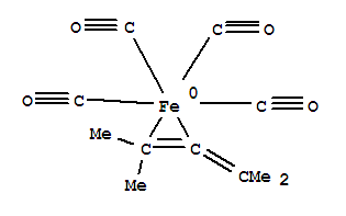12264-26-5,Iron,tetracarbonyl[(2,3-h)-2,4-dimethyl-2,3-pentadiene]- (9CI),Iron,tetracarbonyl(2,4-dimethyl-2,3-pentadiene)- (8CI); 2,3-Pentadiene,2,4-dimethyl-, iron complex