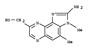 122842-81-3,(2-amino-3,4-dimethyl-3H-imidazo[4,5-f]quinoxalin-8-yl)methanol,