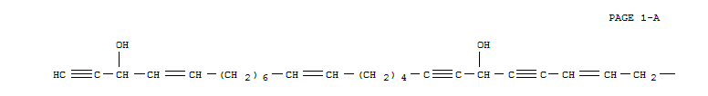 124739-45-3,4,12,23,27-Hexatetracontatetraene-1,18,21,45-tetrayne-3,20-diol,(3S,4E,12Z,20S,23E,27Z)- (9CI),4,12,23,27-Hexatetracontatetraene-1,18,21,45-tetrayne-3,20-diol,[3S-(3R*,4E,12Z,20R*,23E,27Z)]-; Petroformyne 3