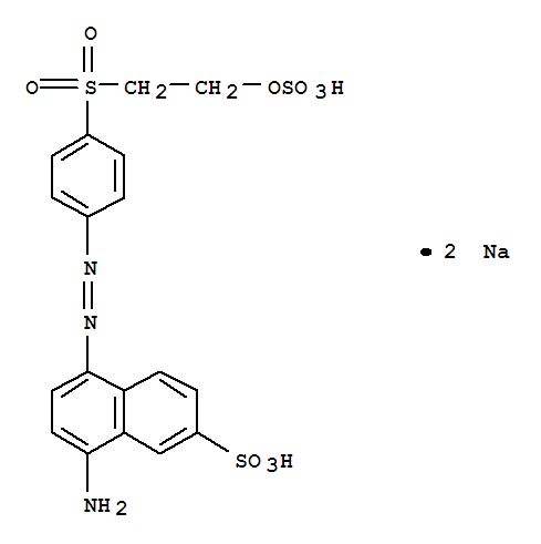 125274-26-2,2-Naphthalenesulfonicacid, 8-amino-5-[2-[4-[[2-(sulfooxy)ethyl]sulfonyl]phenyl]diazenyl]-, sodiumsalt (1:2),2-Naphthalenesulfonicacid, 8-amino-5-[[4-[[2-(sulfooxy)ethyl]sulfonyl]phenyl]azo]-, disodium salt(9CI)