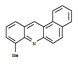 Molecular Structure of 13991-56-5 (Benz[a]acridine,8-methyl-)