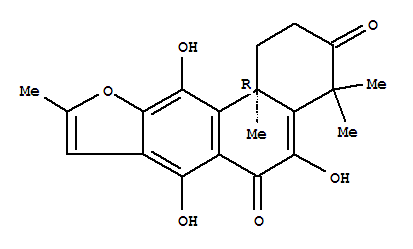 142299-73-8,Teuvincene H,Phenanthro[3,2-b]furan-3,6(2H,4H)-dione,1,11b-dihydro-5,7,11-trihydroxy-4,4,9,11b-tetramethyl-, (R)-; Teuvincenone H