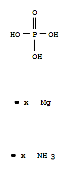 Phosphoric acid,ammonium magnesium salt (9CI)