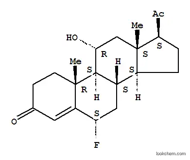 (6S,8S,9S,10R,11R,13S,14S,17S)-17-acetyl-6-fluoro-11-hydroxy-10,13-dimethyl-1,2,6,7,8,9,11,12,14,15,16,17-dodecahydrocyclopenta[a]phenanthren-3-one