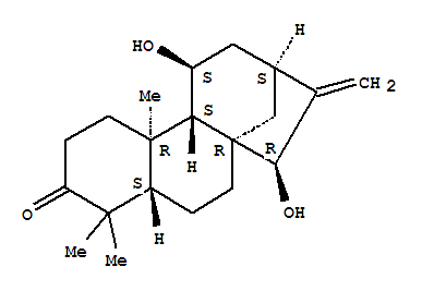 148225-30-3,Kaur-16-en-3-one,11,15-dihydroxy-, (11b,15b)- (9CI),7H-2,10a-Ethanophenanthrene,kaur-16-en-3-one deriv.; Inflexarabdonin J