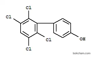 Molecular Structure of 14962-32-4 (4-Hydroxy-2',3',5',6'-tetrachlorobiphenyl)