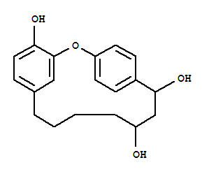 Molecular Structure of 150107-10-1 (2-Oxatricyclo[13.2.2.13,7]eicosa-3,5,7(20),15,17,18-hexaene-4,12,14-triol(9CI))