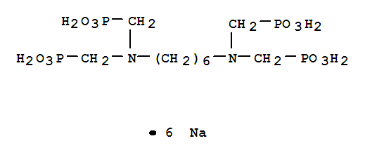 Phosphonic acid,[1,6-hexanediylbis[nitrilobis(methylene)]]tetrakis-, hexasodium salt (9CI)