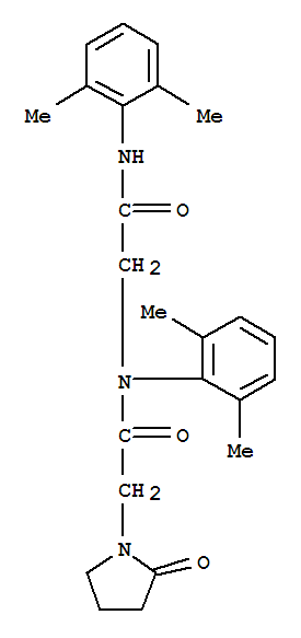 1-Pyrrolidineacetamide,N-(2,6-dimethylphenyl)-N-[2-[(2,6-dimethylphenyl)amino]-2-oxoethyl]-2-oxo-