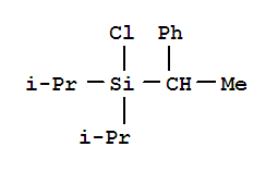 Benzene,[1-[chlorobis(1-methylethyl)silyl]ethyl]-