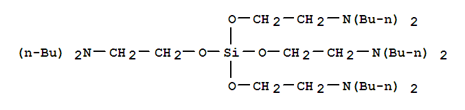 18846-62-3,Silicic acid (H4SiO4),tetrakis[2-(dibutylamino)ethyl] ester (9CI),Ethanol,2-(dibutylamino)-, silicate (7CI); Ethanol, 2-(dibutylamino)-, tetraester withsilicic acid (H4SiO4) (8CI)