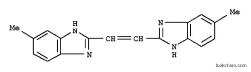 Molecular Structure of 19208-48-1 (Benzimidazole,2,2'-vinylenebis[5-methyl- (8CI))