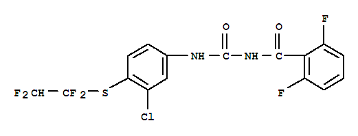 100279-10-5,N-({3-chloro-4-[(1,1,2,2-tetrafluoroethyl)sulfanyl]phenyl}carbamoyl)-2,6-difluorobenzamide,