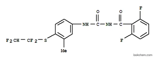 Molecular Structure of 100279-14-9 (2,6-difluoro-N-({3-methyl-4-[(1,1,2,2-tetrafluoroethyl)sulfanyl]phenyl}carbamoyl)benzamide)
