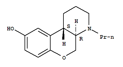 100745-15-1,2H-[1]Benzopyrano[3,4-b]pyridin-9-ol,1,3,4,4a,5,10b-hexahydro-4-propyl-, (4aR,10bS)-rel-(+)-,2H-[1]Benzopyrano[3,4-b]pyridin-9-ol,1,3,4,4a,5,10b-hexahydro-4-propyl-, trans-(+)-; CGS 16316A