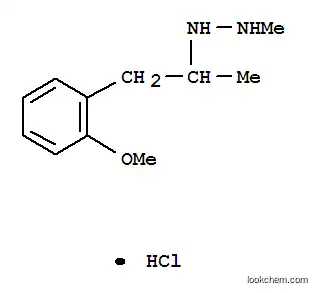 Molecular Structure of 102570-90-1 (1-(2-methoxyphenyl)propan-2-yl-methylamino-azanium chloride)