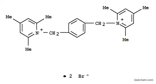 Molecular Structure of 102612-58-8 (Pyridinium,1,1'-[1,4-phenylenebis(methylene)]bis[2,4,6-trimethyl-, dibromide (9CI))