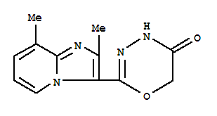 107719-75-5,4H-1,3,4-Oxadiazin-5(6H)-one,2-(2,8-dimethylimidazo[1,2-a]pyridin-3-yl)-,Imidazo[1,2-a]pyridine,4H-1,3,4-oxadiazin-5(6H)-one deriv.
