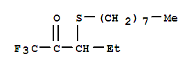112240-75-2,1,1,1-trifluoro-3-(octylsulfanyl)pentan-2-one,