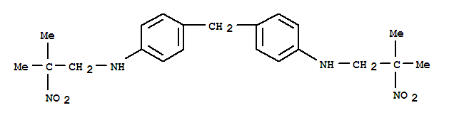 Molecular Structure of 114136-93-5 (Benzenamine,4,4'-methylenebis[N-(2-methyl-2-nitropropyl)-)