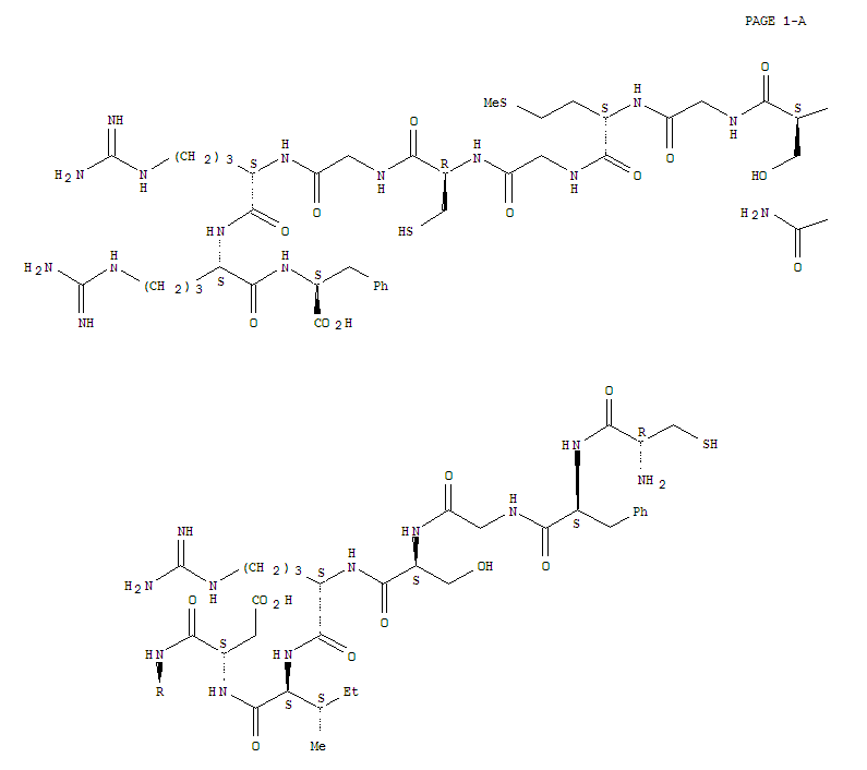 Molecular Structure of 118691-42-2 (Atrial natriureticpeptide-21 (Rana catesbeiana reduced) (9CI))